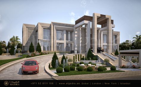 #modernvilladesign #modernvillaexterior Modern Palace Design, Modern Palace, Modern Villa Exterior, Palace Design, Villa Exterior Design, Luxury Houses Mansions, Modern Architecture Design, Classic House Exterior, Modern Villa Design