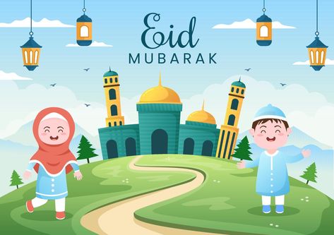 Happy Eid ul-Fitr Mubarak Background Illustration. Muslim People Celebrating with Shaking Hands Wishing Each Other and Apologize in Flat Style Eid Mubarak Eid Ul Fitr, Ramadhan Art, Muslim Stickers, Poster Ramadhan, Happy Eid Ul Fitr, Eid Envelopes, Eid Mubarek, Selamat Hari Raya Idul Fitri, Eid Pics