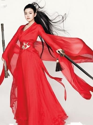 Red Outfits For Women, Michelle Chen, Ancient Dress, Chinese Warrior, Mode Kimono, Hanfu Dress, Wedding Costumes, China Dress, Chinese Clothing