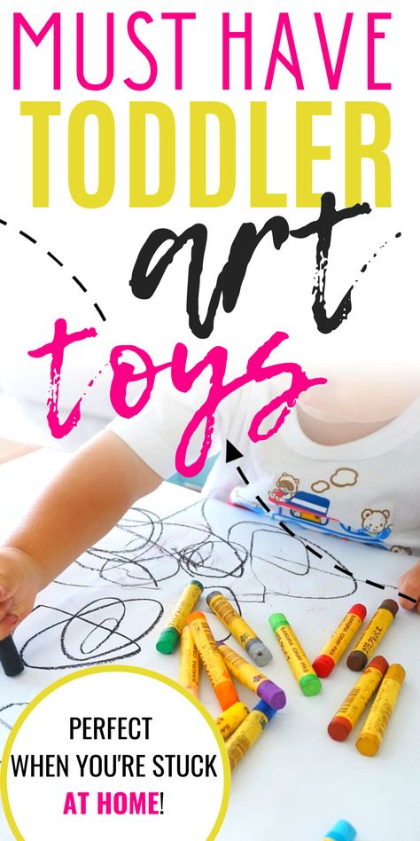 Toddler Art Supplies, Home Arts And Crafts, Art Supplies For Kids, Art Caddy, Art Supplies Gift, Best Toddler Gifts, Toddler Essentials, Artsy Gift, Free Activities For Kids