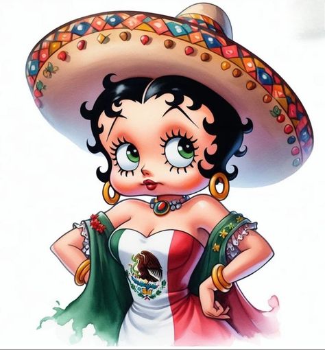 Good Morning Kiss Images, Girls Fashion Tops, Chicano Style, Betty Boop Classic, Cartoon Character Tattoos, Betty Boop Cartoon, Betty Boop Art, Betty Boop Pictures, Cartoon Character Pictures