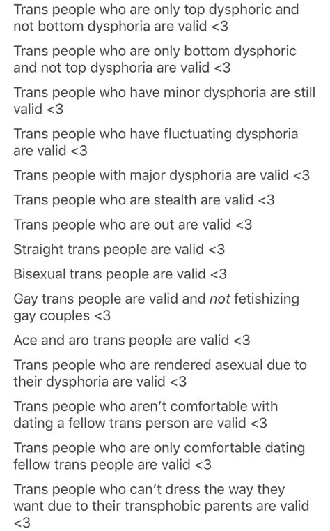 Trans Validation, Dysphoria Tips, Trans Tips, Trans Things, Trans Boys, Trans People, Trans Rights, Trans Pride, Gender Identity