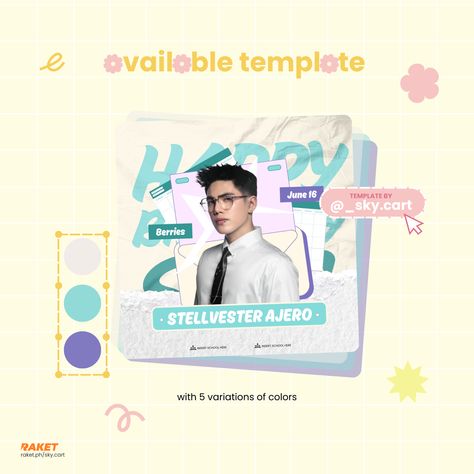 click the pin post to get the template!💌

⊹ ࣪ ˖ read me! ⊹ ࣪ ˖
~ strictly no reposting/reselling, ask for permission before using as an inspiration tag @__sky.cart 

⟡tags: #pubmatdesign #pubmat #canva #template #design Pubmat Design, Interesting Facts About Me, Fun Facts About Yourself, Canva Template, Social Media Manager, Template Design, Fun Facts, How To Become, Social Media