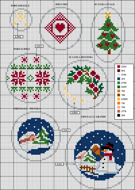 Christmas Cross Stitch Patterns Free, 123 Cross Stitch, Holiday Cross Stitch Patterns, Cross Stitch Border Pattern, Holiday Cross Stitch, Xmas Cross Stitch, Motifs Perler, Cross Stitch Christmas Ornaments, Pola Kristik