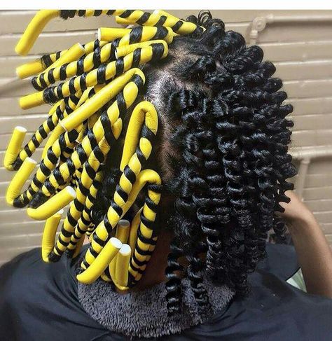 Natural hair style Cabello Afro Natural, Best Natural Hair Products, Flexi Rods, Protective Hairstyles For Natural Hair, Perm Rods, Types Of Hair, Pelo Afro, Box Braid, Natural Styles