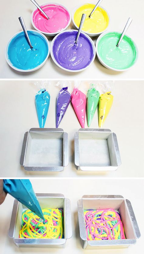 OMG that's so cool! I'm definitely going to do that! Booze Cakes, Peace Cake, How To Make A Tie, Tårta Design, Color Cake, Make A Tie, Handmade Charlotte, Gateaux Cake, Party Desserts