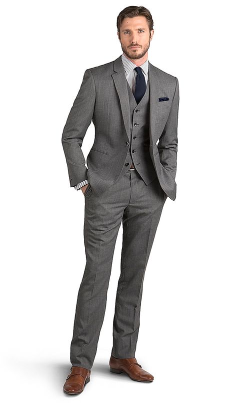 Dressed for the Occasion with T.M Lewin | Grooms and Guests | Whimsical Wonderland Weddings Groom Suit Grey, Blazer Outfits Men, Black Suit Wedding, Suits Men Business, Suit Ideas, Wedding Suits Groom, Summer Suit, Mens Formal Wear, Standing Poses