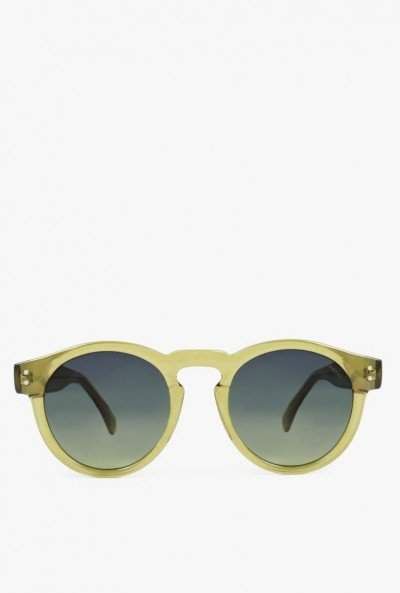 The Clement Sunglasses in green round sunglasses Komono Sunglasses, Green Glasses, Green Lens, Green Sunglasses, Eyewear Womens, Sunglasses & Glasses, Eyewear Sunglasses, Round Sunglasses, Sunnies