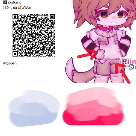 Ibis Paint Brush Code Gacha Clothes, Ibis Paint X Brushes Qr Code Gacha, Ibis Paint Brush Code Gacha, Code Ibispaint, Ibispaint Brushes, Brush Codes, Ibis Brushes, Paint Brush Drawing, Brush Code