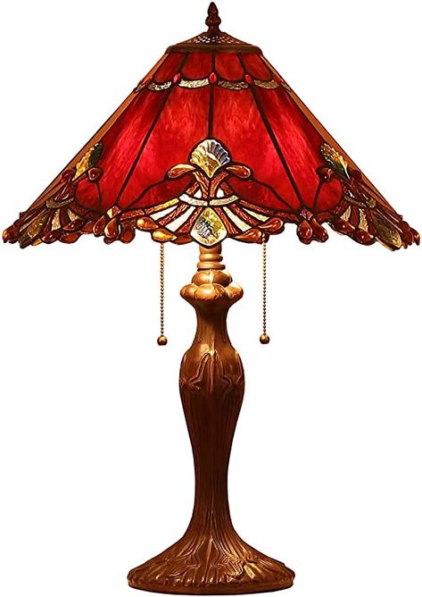 Table Reading Lamp, Stained Glass Table, Stained Glass Table Lamps, Red Table Lamp, Tiffany Table Lamps, Lamps Bedroom, I Love Lamp, Stained Glass Lamps, Handmade Lamps