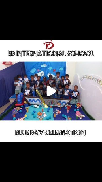 Color Day Activities For Kids, Color Day Activities, Blue Day Activities Preschool, Color Day, Blue Day, The Color Blue, International School, School Life, School Days