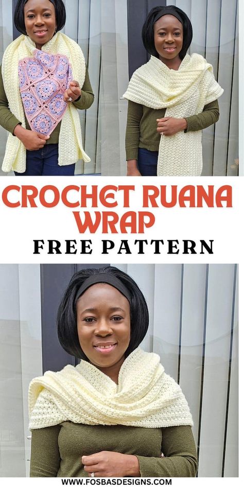 crochet ruana wrap pattern free Ruana Crochet Pattern Free, Ruana Crochet Pattern, Crocheted Ponchos, Crochet Ruana, African Flower Crochet, Ruana Wrap, Crochet Wrap Pattern, Crochet Scarfs, Mattress Stitch