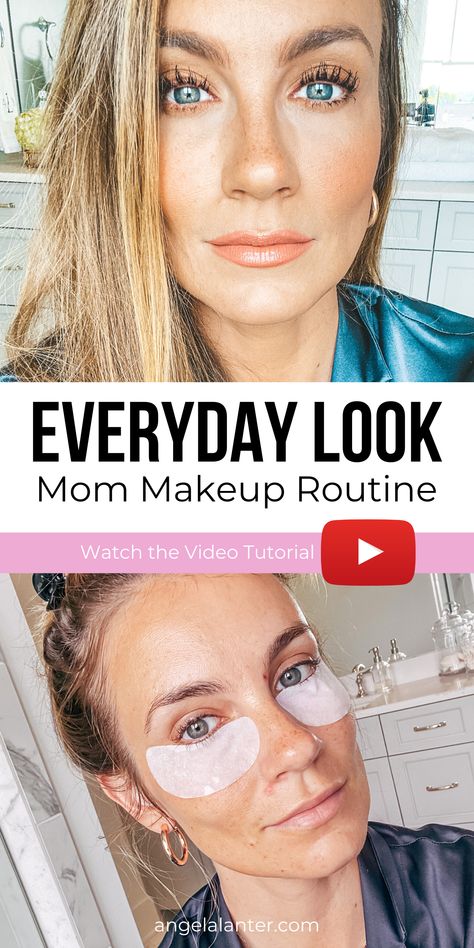 Follow my YouTube Tutorial for an Everyday Look Makeup Routine. Find all the products I use in this video. Mom Makeup Routine. Angela Lanter #AngelaLanter Mom Makeup Routine, Quick Makeup Routine, Mom Makeup, Angela Lanter, Simple Everyday Makeup, 5 Minute Makeup, Mom Beauty, Makeup Over 40, Natural Everyday Makeup