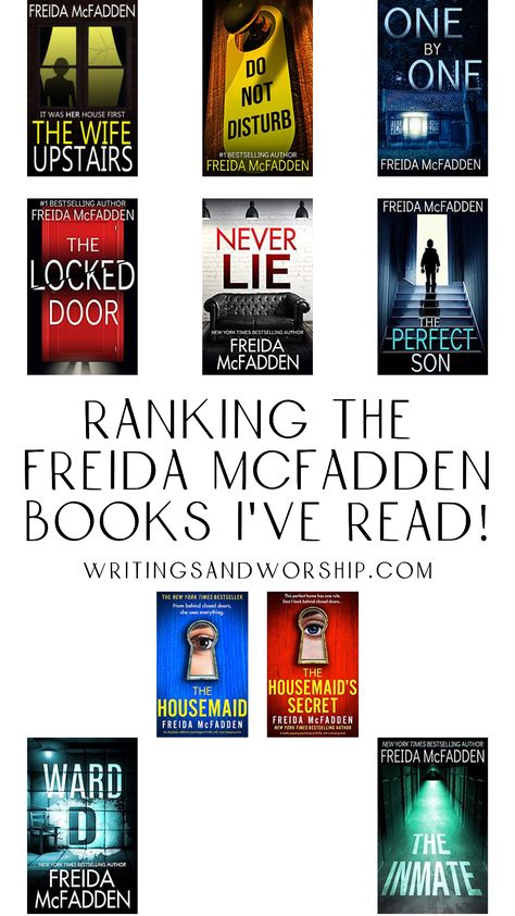 Freda Mcfadden Books, Frieda Mcfadden Book List, Frieda Mcfadden Books, Freida Mcfadden Books, Never Lie Freida Mcfadden, Freida Mcfadden, Ya Series, Tiktok Famous, Life Sentence