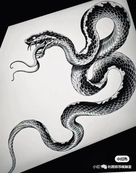 Tattoo Cobra, Circle Tattoo Design, Japanese Snake Tattoo, Charm Tattoo, Floral Thigh Tattoos, Lotus Tattoo Design, Tattoo Posters, Tattoo Background, Single Needle Tattoo