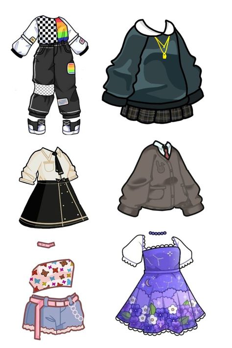 gacha clothes edits Gacha Clothes Edits, Ropa Gacha Life Edit, Gacha Clothes Base, Gacha Clothes Drawing, Paper Doll Outfits, Gacha Body, Brazilian Clothes, Nerd Outfits, Gacha Clothes