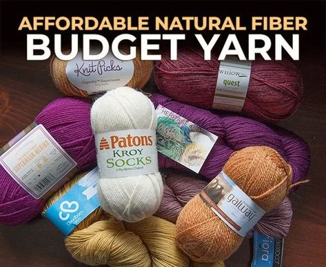 Buying yarn on a budget but having a hard time finding natural fibers? These budget yarn brands offer wool, cotton  alapaca at affordable prices. ($$) Budget Yarn Brands - Budget Yarn Reviews Where To Buy Yarn, Cheap Yarn, Crochet Classes, Free Yarn, Yarn For Sale, Fabric Basket, Cascade Yarn, Yarn Store, Lion Brand Yarn