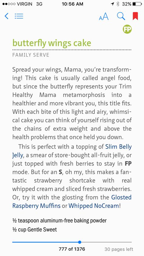 Butterfly Wings Cake Thm, Thm Snacks, Book Butterfly, Thm Sweets, Butterfly Cake, Crust Pizza, Thm Recipes, Butterfly Cakes, Trim Healthy Mama