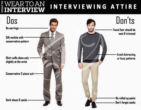 INTERVIEWING ATTIRE - MEN'S Formal Attire For Interview, College Interview Outfit, Job Interview Men, Business Casual Interview Outfit, Cabin Crew Interview, Outfits For Interview, Job Interview Attire, College Interview, Business Casual Interview