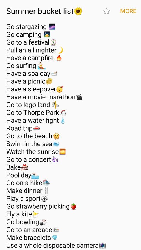 Summer bucket list😊 Bucket List To Do With Best Friend, Bucket Lists For Best Friends, Bucket List To Do With Friends, Summer To Do List 2023, Summer Bucketlist For Teens, Fun Summer Bucket List Ideas, Summer Project Ideas, Summer Bucket List Ideas With Friends, Preppy Bucket List