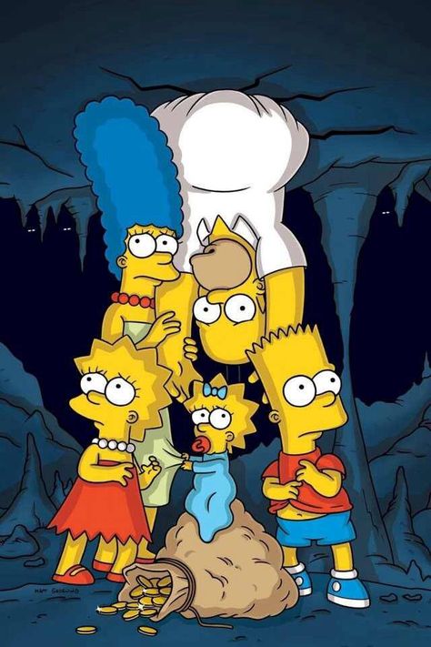 The Simpsons The Simpsons Family, Simpson Tv, Simpsons Quotes, The Simpsons Movie, Childhood Cartoons, Simpson Wallpaper Iphone, Simpsons Drawings, Simpsons Characters, Soya Mumu