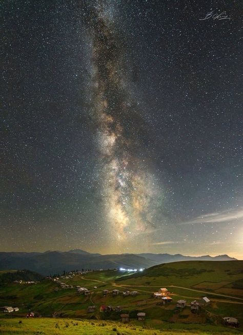 Abastumani Peter Lik, Astronomy Pictures, Georgia Country, Ancient Civilization, Interesting Pictures, Ancient Civilizations, Dark Night, Under The Stars, Starry Sky