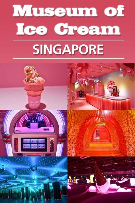 Museum of Ice Cream, Singapore. Museum Of Ice Cream Singapore, Singapore Museum, Ice Cream Museum, Singapore Things To Do, Singapore Attractions, Singapore Trip, Museum Of Ice Cream, Singapore Hotels, Baby Musical Toys