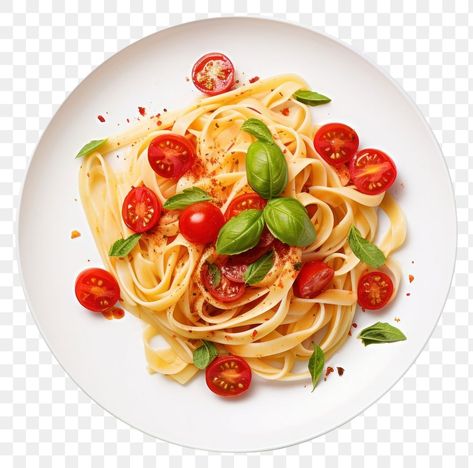 Pasta Png, Food Top View, Food Spaghetti, Plate Png, Chefs Plate, Plate Food, Pasta Plate, Fast Food Items, Pasta Food