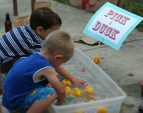 Cute fall carnival party. Games: bean bag toss, knock 'em down, pick a duck, memory matching Pick A Duck Carnival Game, Diy Carnival Games, Homemade Carnival Games, Fall Festival Games, School Festival, Fall Carnival, Diy Carnival, Carnival Ideas, Festival Games