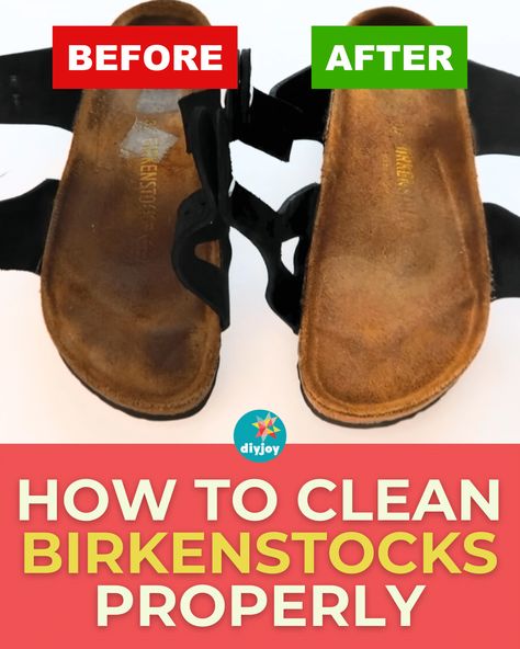 Shoe Cleaning Solution, How To Clean Birkenstocks, Shoe Cleaning, How To Clean Suede, Diy Shoe, At Home Diy, Homemade Cleaning Solutions, How Do You Clean, Cleaning Spray