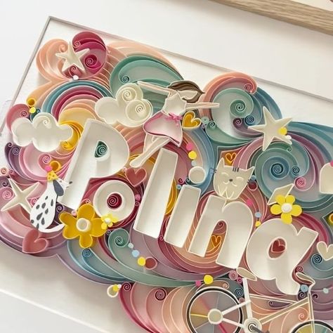 Quilling By Svetlana Danilova | Letter D #quilling | Instagram Quilling Letters, Vedic Art, Paper Quilling Designs, April 3, Quilling Designs, Letter E, Letter D, Paper Quilling, Anime