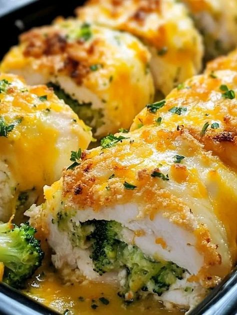 Keto Snackz Recipes | Broccoli Cheddar Chicken Rollups  | Facebook Broccoli Cheddar Chicken Rollups, Chicken Rollups, Cooked Broccoli, Recipes Broccoli, Broccoli Cheddar Chicken, Simple Family Meals, Chicken Salad Recipe Easy, Cheddar Chicken, Budget Family Meals