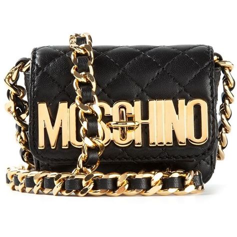 Moschino Mini Quilted Crossbody Bag ($310) ❤ liked on Polyvore featuring bags, handbags, shoulder bags, purses, black, moschino, handbags crossbody, leather crossbody purse, leather shoulder bag and leather crossbody Purses Black, Quilted Cross, Mini Crossbody Purse, Designer Purses, Black Crossbody Purse, Quilted Crossbody Bag, Leather Shoulder Handbags, Leather Handbags Crossbody, Black Leather Purse