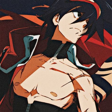 Anime: Tengen Toppa Gurren Lagann Guran Lagan Anime, Kamina And Yoko Matching Icons, Simon Pfp Gurren Lagann, Gurren Lagann Matching Icons, Gurren Lagann Matching Pfp, Simon Gurren Lagann Icon, Gurren Lagann Icons, Gurren Lagann Pfp, Gurren Lagann Tattoo