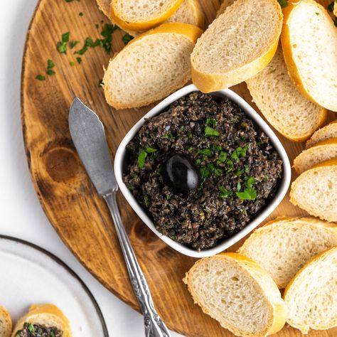 Black Olive Tapenade Recipe Black Olive Recipes, Black Olive Tapenade Recipe, Black Olives Recipes, Black Olive Tapenade, Olive Tapenade Recipe, Tapenade Recipe, Olive Spread, Life Made Simple, Veggies Recipes