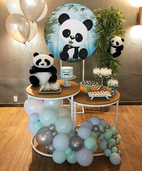 Panda Baby Shower Theme, Panda Birthday Theme, Panda Birthday Cake, Panda Themed Party, Panda Baby Showers, Panda Decorations, Panda Birthday Party, Panda Birthday, Panda Party