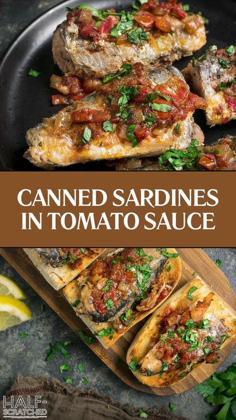 Canned Sardines in Tomato Sauce Sardine Recipes Canned Easy, Canned Sardines In Tomato Sauce Recipe, Sardines In Tomato Sauce Recipe, Sardines Recipes Canned, Canned Sardines Recipes, Sardine Recipe, Sardines Recipes, Sardine Recipes Canned, Sardines In Tomato Sauce