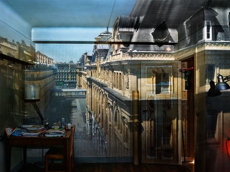 ABELARDO MORELL Camera Obscura- View of Saint Lazare Train Station, Paris, France, 2015 Abelardo Morell, Central Park Fall, Bay Bridge San Francisco, Duomo Florence, Contemporary Art Photography, Tuscan Landscaping, Cuban Art, Photo Techniques, Master Of Fine Arts