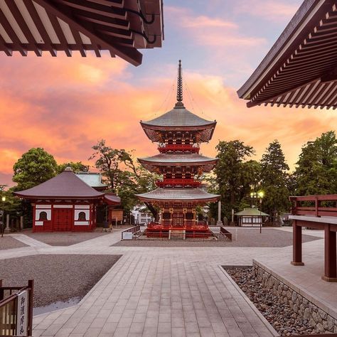 Looking for somewhere to go? 😃   Naritasan Temple, Japan 🇯🇵  📍📍📍  Naritasan Shinshoji Temple (成田山新勝寺) is a large and very popular Buddhist temple in Narita City, it is the perfect place to capture a glimpse of historic Japan. Part of the experience is visiting the Omotesando. Naritasan's Omotesando is a beautiful street filled with restaurants and stores, for anyone who is visiting Naritasan.  📷  @muuu34 Day Trips From Tokyo, Chiba Japan, Narita, Beautiful Streets, Buddhist Temple, Photo Essay, Japanese Culture, Japan Travel, Modern Architecture