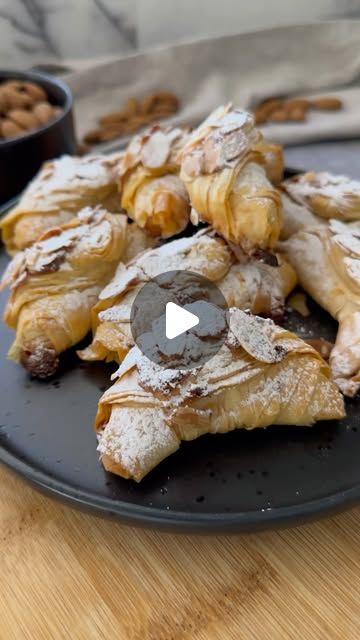 Antoniou Fillo Pastry on Instagram: "CRISPY ALMOND FILLO CRESCENTS. We’ve started thinking about baking our festive treats, and we’re looking forward to making a few batches of these to gift to family and friends. These cute little crescents are filled with a delicious almond filling and are perfect for morning tea and afternoon tea, when you feel like a small sweet treat. Watch along as Mary creates these crispy treats. 

Comment ALMOND and we will send you the recipe to your direct messages.

Alternatively, you can find the recipe on the Antoniou Fillo Pastry website, here is the link which you can copy into your internet browser: https://antonioufillo.com.au/blog/recipes/almond-fillo-crescents

Video and recipe: @marys_kouzina for @antonioufillopastry

#almondcroissants #almonds #alm Filo Pastry Recipes, Almond Tart Recipe, Almond Filling, Pastries Recipes Dessert, Greek Sweets, Filo Pastry, Mini Bundt Cakes, Almond Meal, Almond Extract