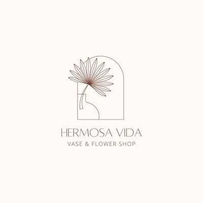 Vase Logo, Flower Shop Logo, Broken Book, Florist Logo, Lab Logo, Brown Vase, Flower Logo Design, Decor Logo, Flowers Instagram