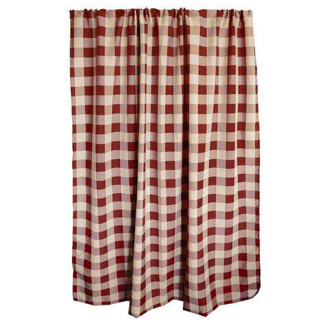 Poplin Buffalo Checkered Window Curtain 56 Inch Wide Burgundy and Tan - Walmart.com Burgundy And Beige, Satin Curtains, Burlap Valance, Couch Accessories, Lace Valances, Damask Curtains, Burlap Tablecloth, Fashion Apron, Checkered Tablecloth