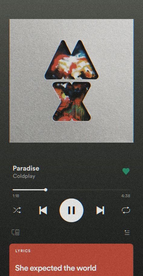 Song Aesthetic Spotify, Spotify Songs Aesthetic, Paradise Song, Coldplay Wallpaper, Coldplay Paradise, Musica Spotify, Picture Song, Sassy Wallpaper, Spotify Premium