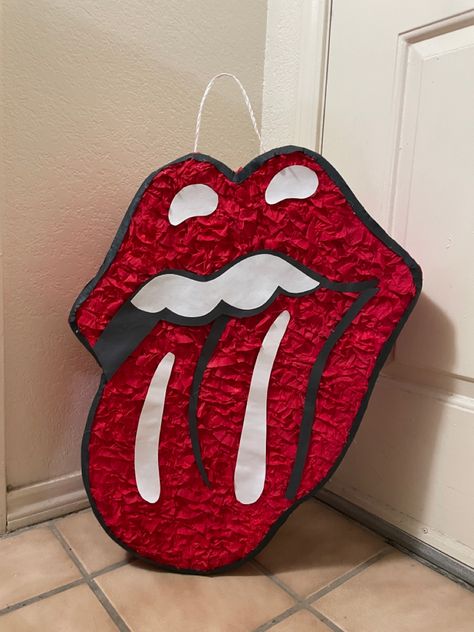 80s Rock Themed Party, Rock And Roll Party Backdrop, 80s Rock Party Ideas, Rock N Roll Party Decorations, Glam Rock Party Decorations, Rock N Roll Decorations, Rock And Roll 30th Birthday Party, Punk Rock Birthday Party, Rock And Roll Party Theme