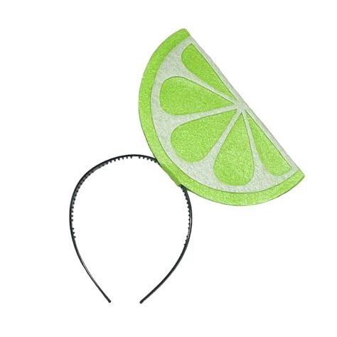 PRICES MAY VARY. The Party Ears branded headbands are specially designed to be the most comfortable and durable headbands! The headbands are unbreakable. We have specially designed a formula, so our headbands can be bent and twisted without breaking. Great head piece for Birthday Party Favors, Bachelorette Parties, Showers, Halloween Costumes, Photo Booth Props, and dress up! Lime Slice Headband. Great for Birthday Party Favors, Bachelorette Parties, Showers, Halloween Costumes, Photo Booth Prop Lime Costume Diy, Tequila And Lime Costume, Margarita Costume, Lime Headband, Fruit Halloween Costumes, Lime Slice, Costume Green, Halloween Fruit, Baby Fruit