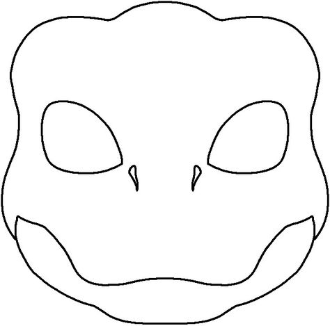 A pixelated drawing of a Jurassic Park velociraptor mask. The image has no coloring in or outside the mask, and has pitch black lineart. The velociraptor lacks scales and depth in it's face. Dino Mask Reference Sheet, Dino Mask Base Drawing, Therian Template, Dino Mask Design Ideas, Dino Mask Ideas Drawing, Dino Mask Template, Dino Mask Ideas Free To Use, Therian Mask Template, Dino Mask Designs