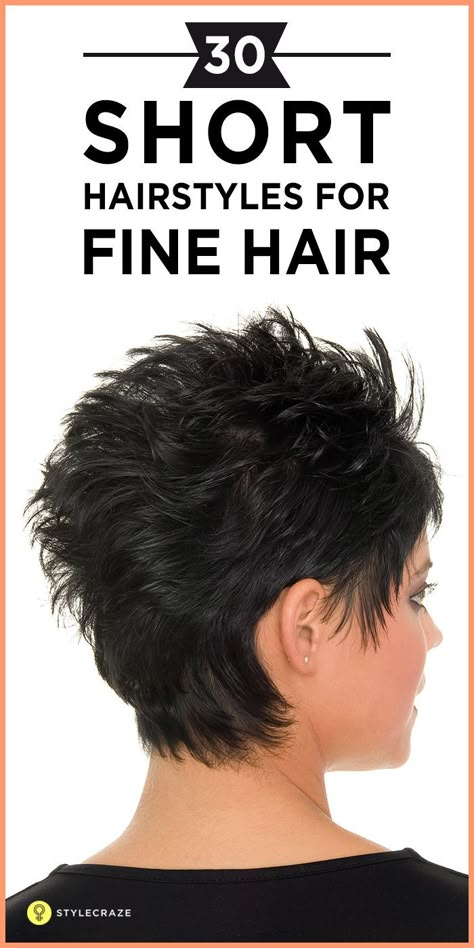 Spikey Short Hair, Fine Hair Cuts, Short Hairstyles For Fine Hair, Short Spiky Haircuts, Hairstyles For Fine Hair, Short Spiked Hair, Short Spiky Hairstyles, Short Hairstyles Fine, Short Shag Hairstyles