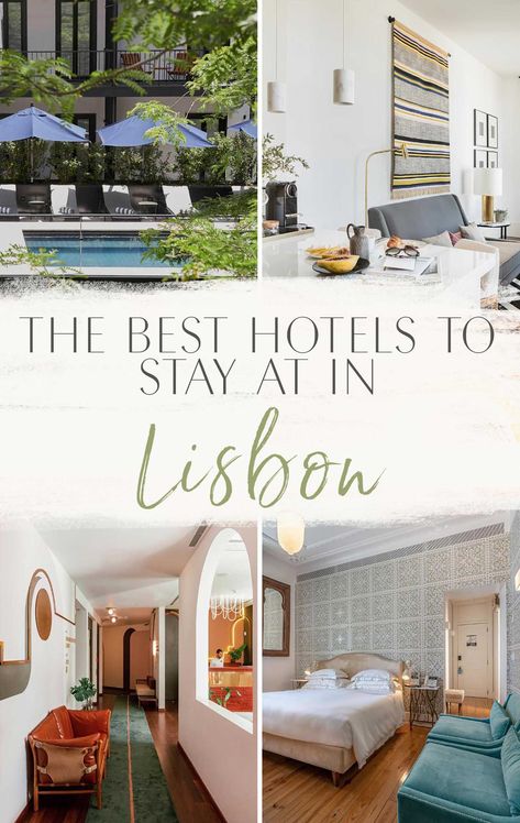 The Best Hotels to Stay at in Lisbon • The Blonde Abroad Lisbon Where To Stay, Best Hotels In Lisbon Portugal, Where To Stay In Lisbon, Lisbon Hotels, Blonde Abroad, Lisbon Hotel, Lisbon Airport, Lisbon Travel Guide, Hotels Portugal