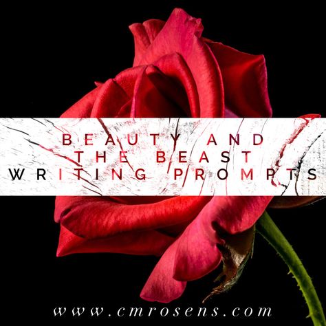 #amwriting folks might enjoy these #writingprompts - the blog post also discusses the original tale(s), variations and the discussion around the #Disney film versions. #disneyprincess #feminism #feminist #writingtips #fairytale #rose #castle #beautyandthebeast #belle #labete #labelle Beauty And The Beast Writing Prompts, Fairytale Prompts, Fairytale Retelling, Stockholm Syndrome, Disney Film, Role Model, Story Writing, The Beast, Writing Tips