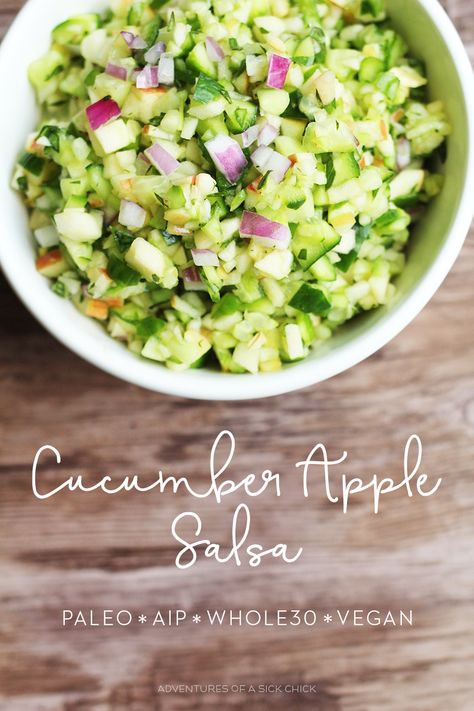 Apple Salsa, Nightshade Free Recipes, Autoimmune Paleo Recipes, Aip Paleo Recipes, Low Histamine Diet, Cucumber Diet, Best Diet Foods, Low Histamine, Healthy Eating Diets